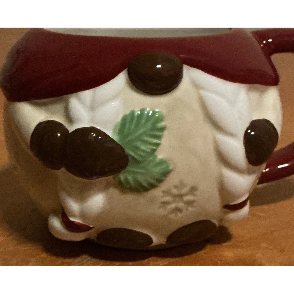 Gnome Christmas Coffee Mug Ceramic Cup, St. Nicholas Square, Tea, Hot Chocolate. - Picture 5 of 8